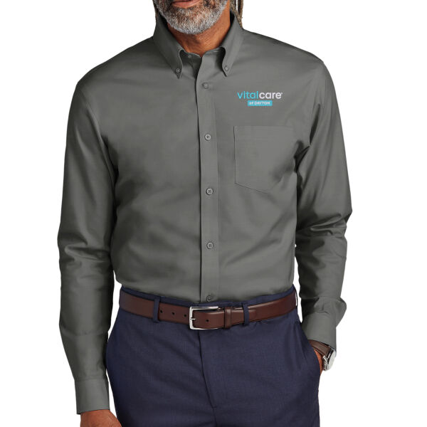 Vital Care of Ohio Embroidered - Wrinkle Free Stretch Pinpoint Shirt Thumbnail