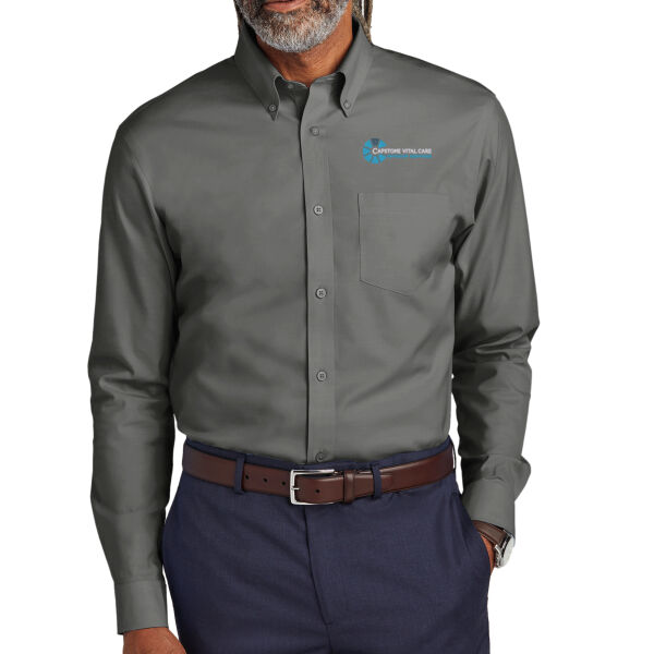 Capstone Vital Care Embroidered - Wrinkle Free Stretch Pinpoint Shirt Thumbnail