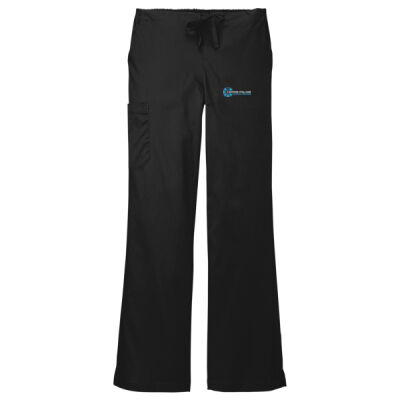 Capstone Vital Care Embroidered - Women's Petite WorkFlex Flare Leg Cargo Pant Thumbnail