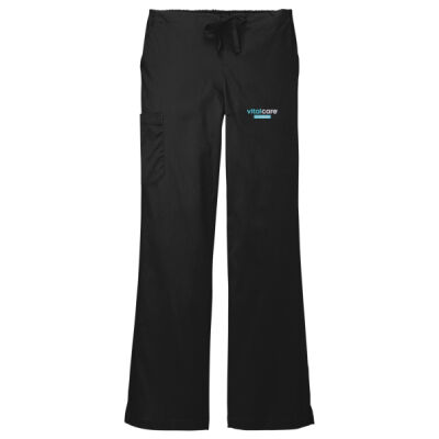 Vital Care of Auburn Embroidered - Women's WorkFlex Flare Leg Cargo Pant Thumbnail