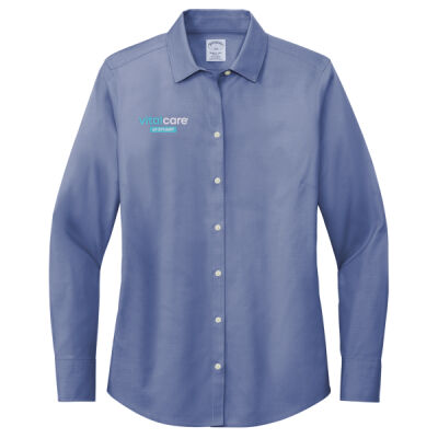 Vitalcare of Stuart Embroidered - Women's Wrinkle Free Stretch Pinpoint Shirt Thumbnail