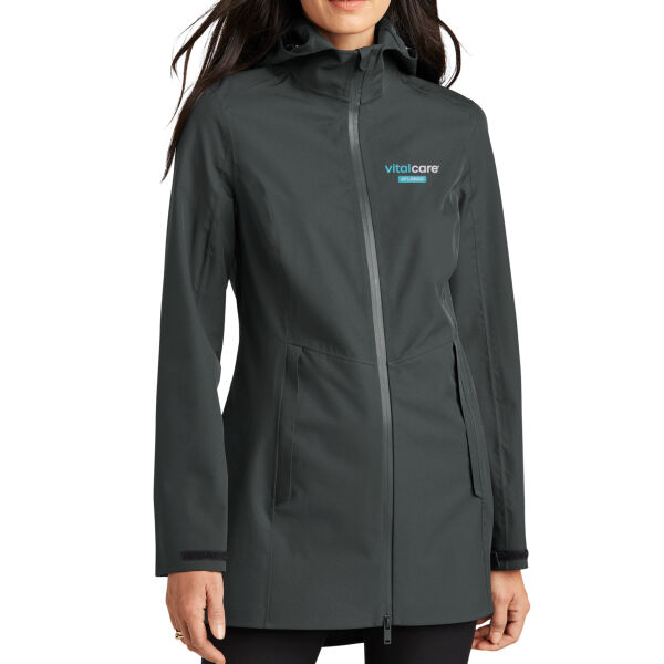 Vitalcare of Largo Embroidered - Women's Waterproof Rain Shell Thumbnail