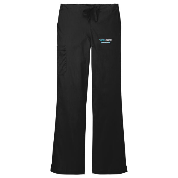 Vitalcare of Palm Coast Embroidered - Women's Petite WorkFlex Flare Leg Cargo Pant Thumbnail